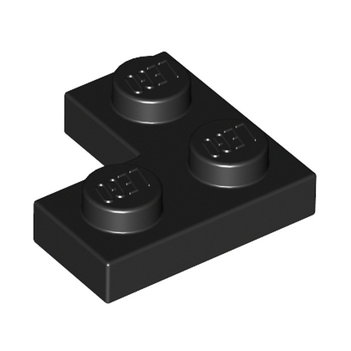 Phụ Kiện LEGO Tấm Góc Vuông 1x2x2 Màu Đen ID 242026 2420