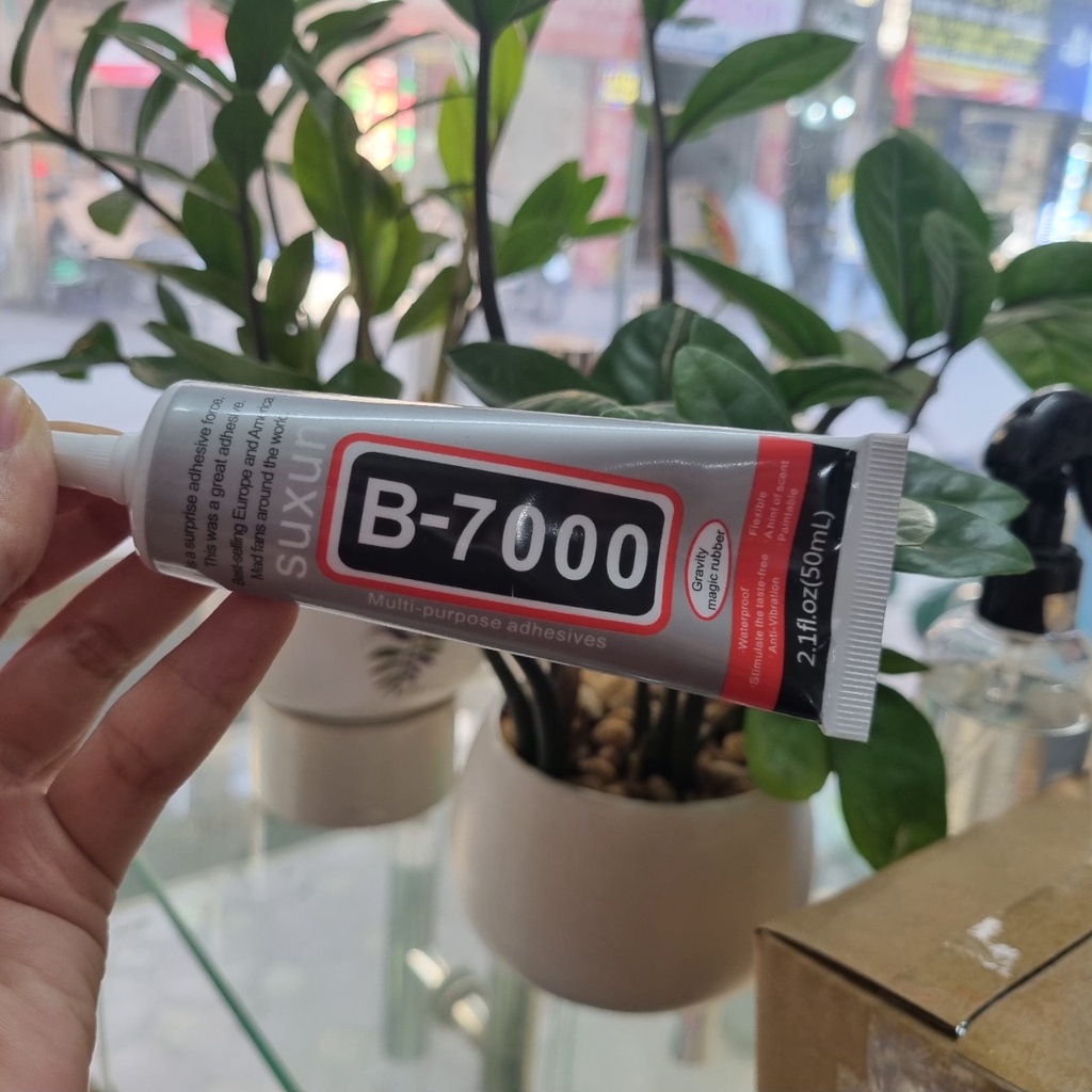 Keo Dán Viền Màn Hình, Nắp Lưng Điện Thoại E8000 / B7000 15ml và 50m keo đa năng dán thủ công mỹ nghệ