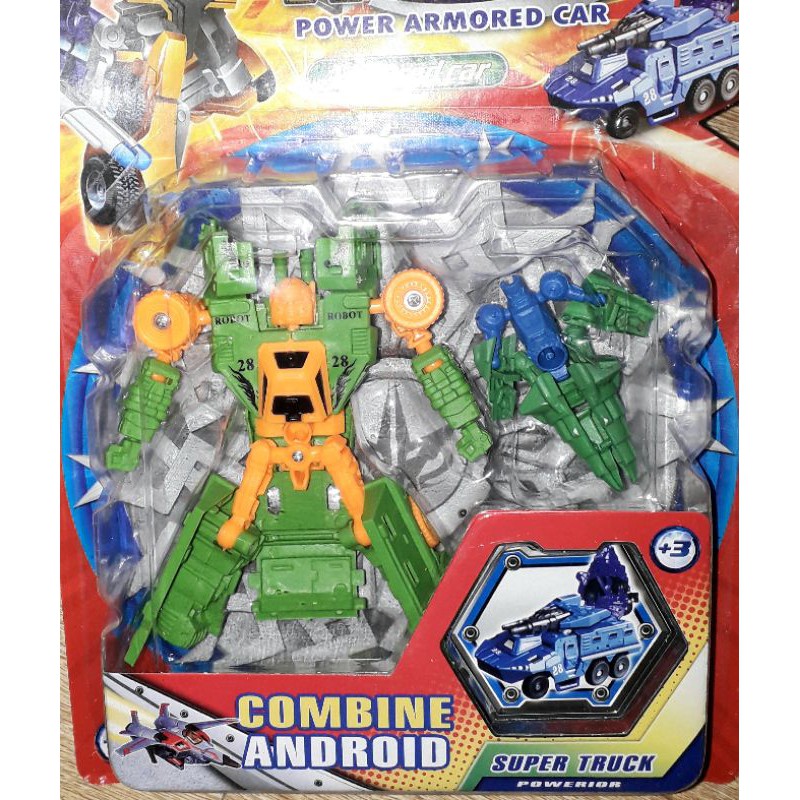 Lắp ráp 1 mô hình Robot Defense Warrior biến thành xe bằng nhựa cứng rất đẹp