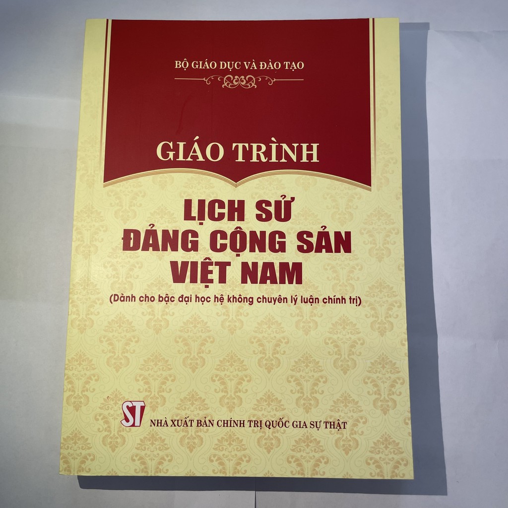 Giáo trình Lịch sử Đảng Cộng sản Việt Nam (Dành cho bậc đại học hệ không chuyên lý luận chính trị)