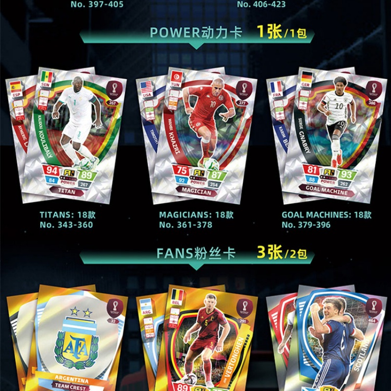 Thẻ Bài In Hình Ngôi Sao Bóng Đá world cup