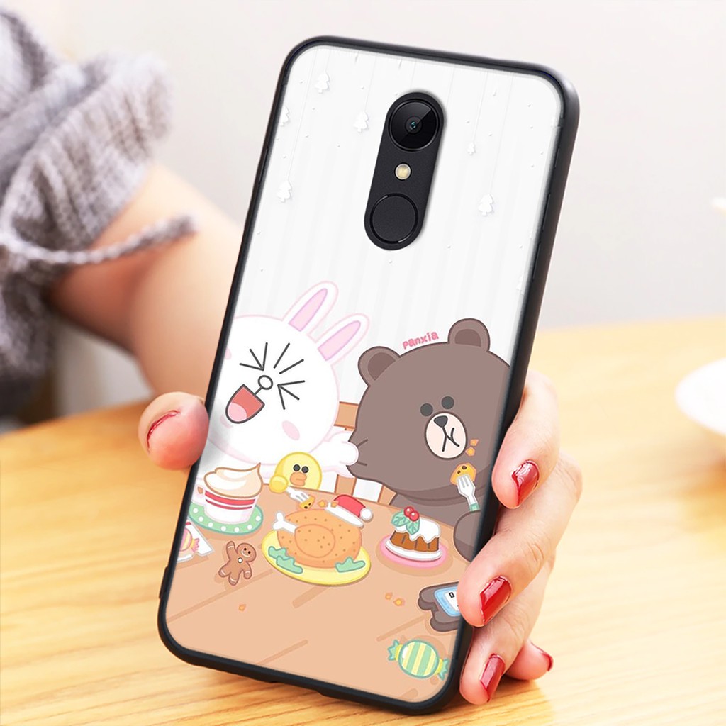 [ỐP XIAOMI_SIÊU RẺ] ỐP LƯNG XIAOMI GẤU BROWN VÀ THỎ CONY |Note 4/4x-5 Plus-Note 5/5PRO-NOTE 6-Mi A1-Mi A2| DOAREMON CASE