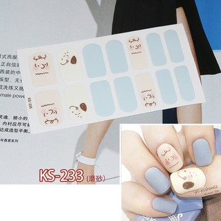 Miếng dán móng tay họa tiết hoạt hình dễ thương
