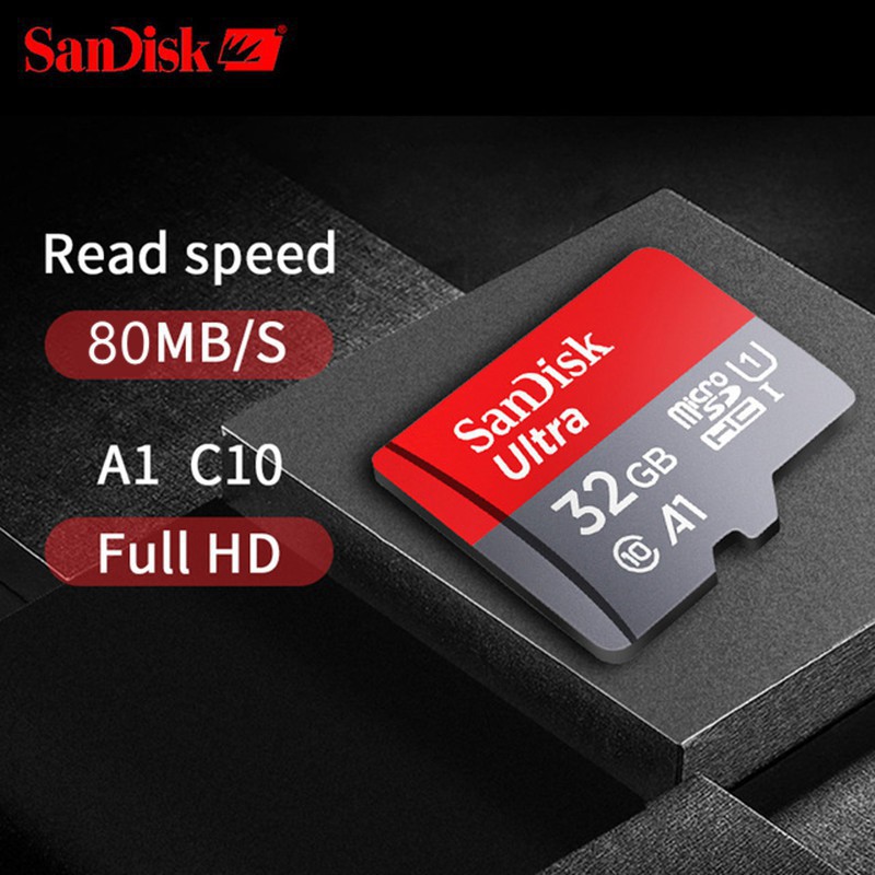 SANDISK Thẻ Nhớ 64gb 128gb 256gb 512gb 100mb / S Class10 Micro Sdxc