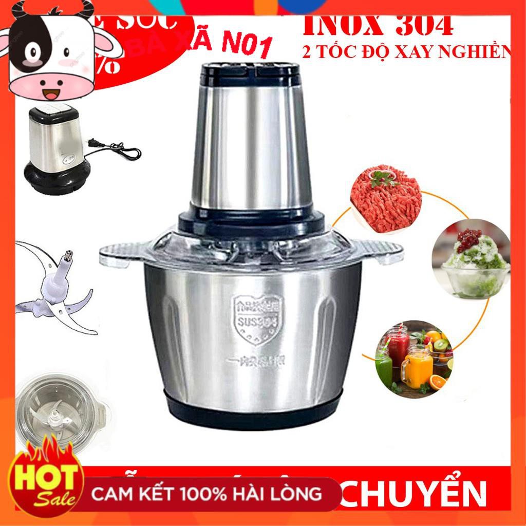 Máy Xay Thịt Đa Năng Cối Inox 304 Công Suất Cực Mạnh