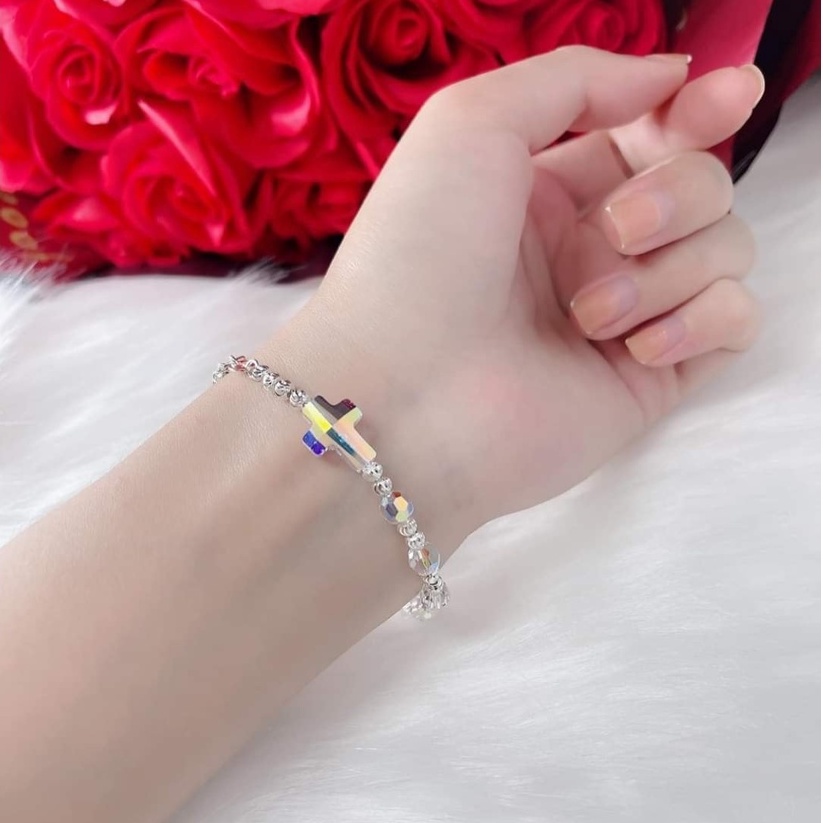 Chuỗi mân côi, vòng tay đá pha lê Quà Lưu Niệm Công Giáo
