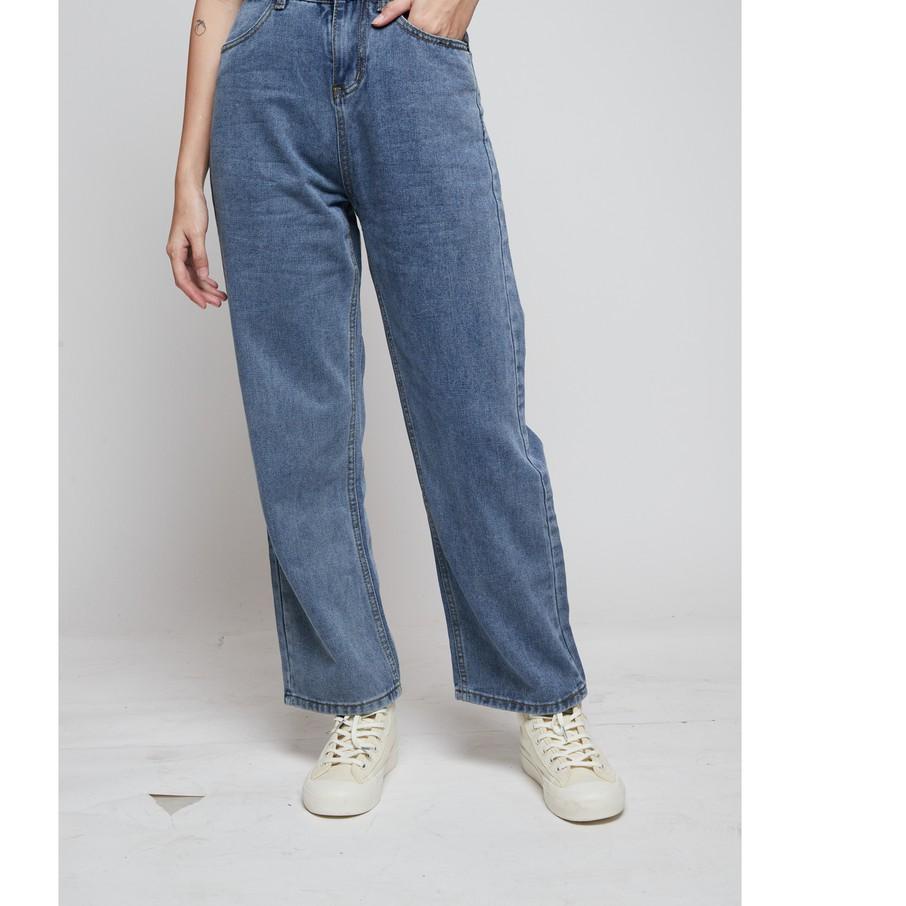Cổ Phiếu Giới Hạn Denimm - Quần Jean Văn Phòng (Xanh Đậm) z