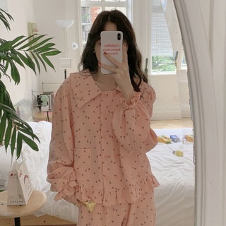 Bộ ngủ / mặc nhà pyjama dài ulzzang order