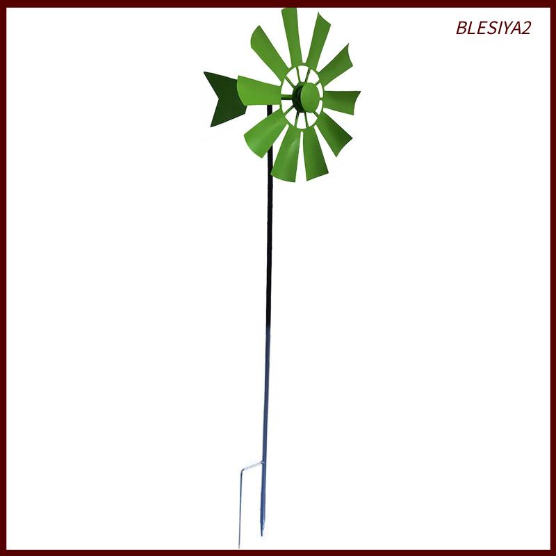Metal Wind Spinner Garden Windmill Outdoor Yard Lawn Pinwheel Decor