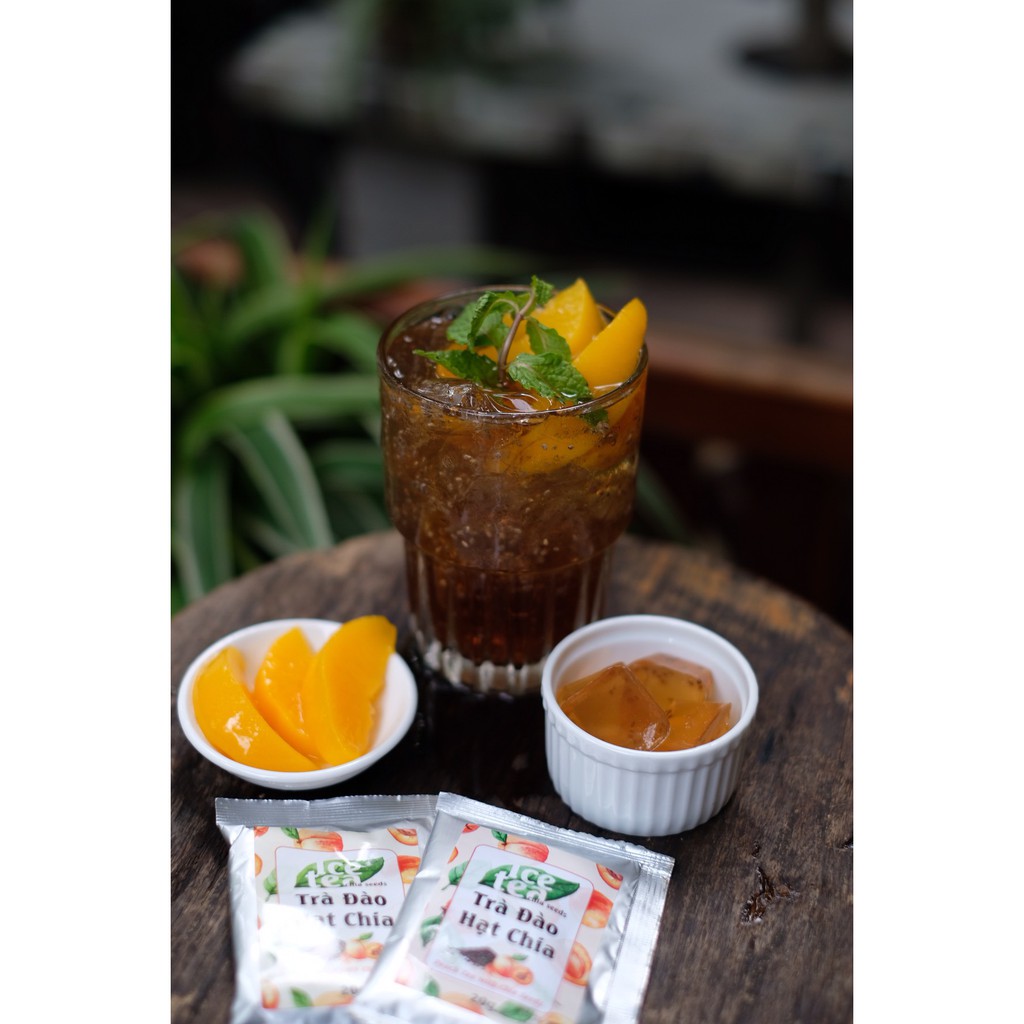 6 Gói Trà Trái Cây Hạt Chia (VỊ ĐÀO/XOÀI/VẢỈ) - Thơm Ngon Khó Cưỡng | BigBuy360 - bigbuy360.vn