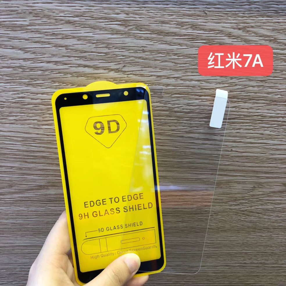 Kính cường lực Xiaomi Redmi 7A - Cường lực màn hình full keo độ cứng 9H - bảo vệ màn hình tối đa