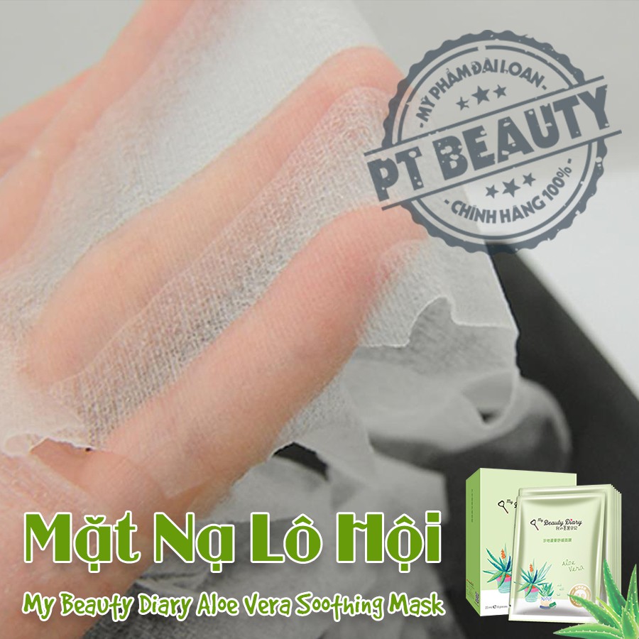 Mặt Nạ Lô Hội Giúp Dịu Da My Beauty Diray Hộp 8 Miếng