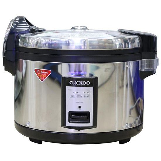 [Mã 154ELSALE2 giảm 7% đơn 300K] Nồi cơm điện Cuckoo 6.3L CR -3521 (Đỏ hoặc Inox) 15 người ăn - BH chính hãng Cuckoo