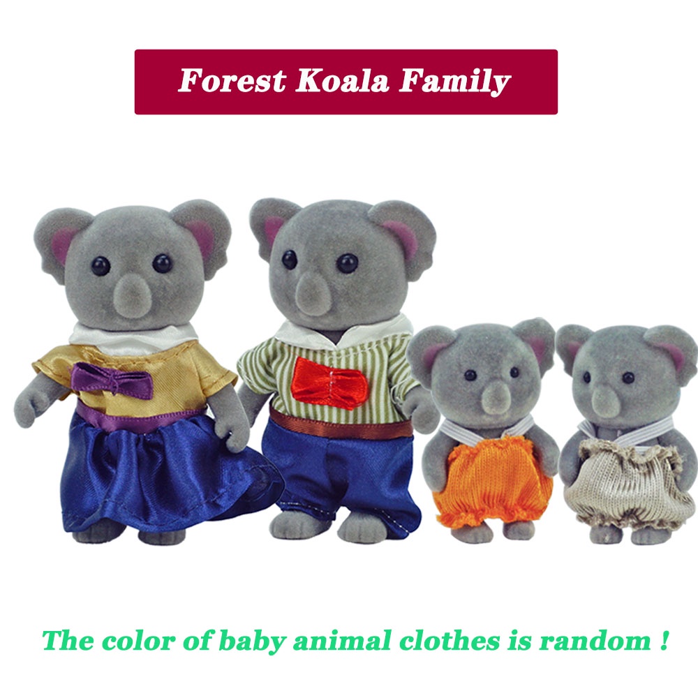 SYLVANIAN FAMILIES Bộ Đồ Chơi Nhà Búp Bê Gia Đình Thỏ Làm Quà Tặng Sinh Nhật