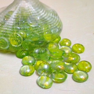 500g Bi Thuỷ Tinh Dẹt Lấp Lánh Trang Trí Tiểu Cảnh, Bể Cá