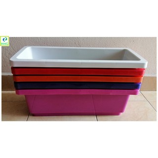 - COMBO 5 CHẬU/ KHAY/ MÁNG NHỰA TRỒNG RAU, TRỒNG HOA KÍCH THƯỚC 48X20X16CM - NHIỀU MÀU cty chính hãng.