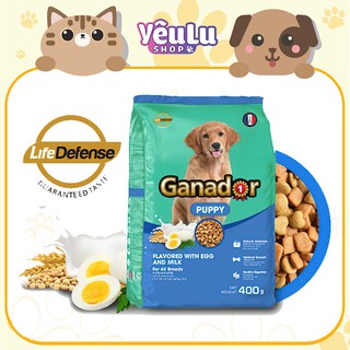 Thức ăn cho cún con Ganador Puppy [ FREESHIP ] vị Sữa và Trứng 400g - YêuLu Shop