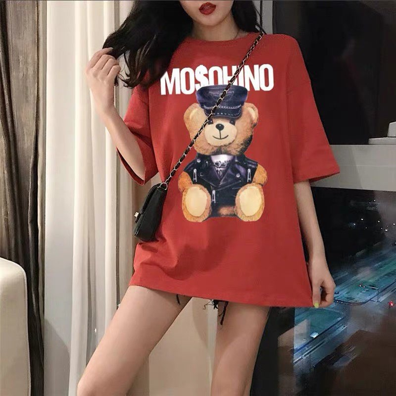 sét áo phông mochino + 1 legging ngố cạp chéo