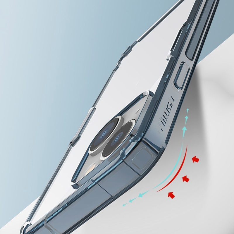 Ốp Điện Thoại NILLKIN Trong Suốt Linh Hoạt Thân Thiện Với Da Chống Mồ Hôi Cho Iphone 14 14pro 14pm