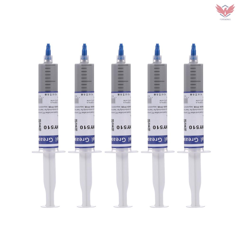 Set 5 Keo Tản Nhiệt Cpu Vga Bằng Silicone Hy510 Màu Xám