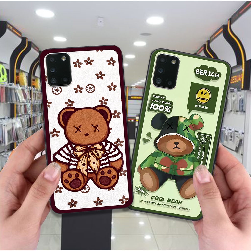 Ốp lưng Samsung A31/ A51/ A71/ A32/ A52/ A72 Gấu Bear cực ngầu 2022