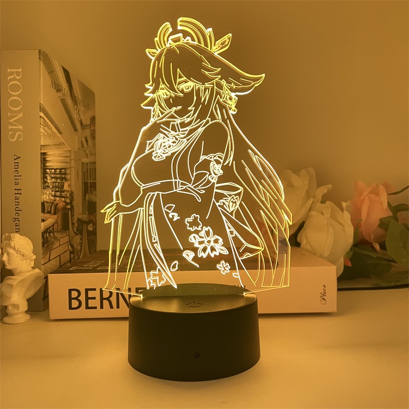 Đèn Led Để Bàn GENSHIN GENSHIN IMPACT Raiden Shogun Kazuha Miko Scaramouche