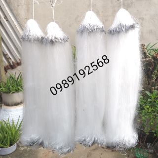Lưới đánh cá 3 màn cao 1m dài 70m bắt cá bống,cá cân cấn lồng tong, mắt lưới 2cm