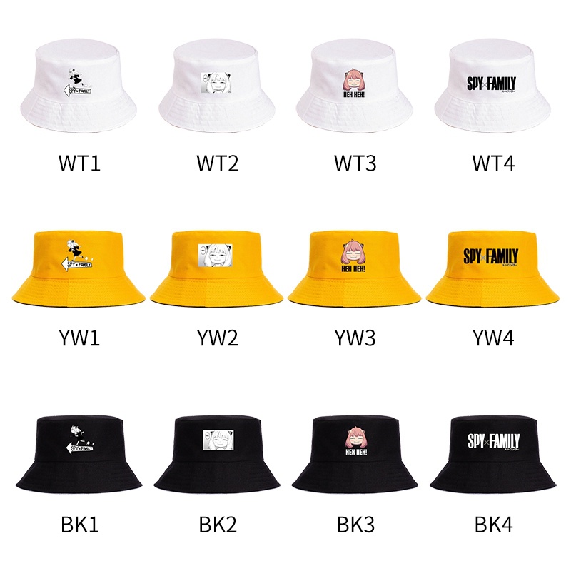 Fancy Mũ Bucket Anime Spy X Family Anya Forger Heh