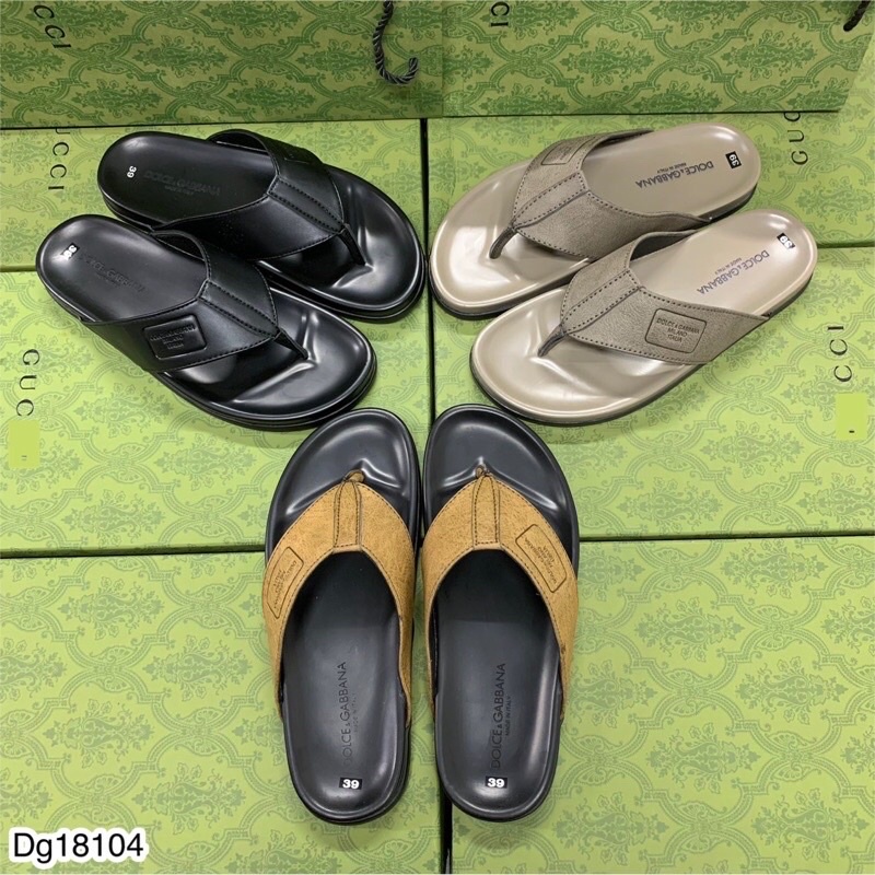 Dép tông nam DG da bò