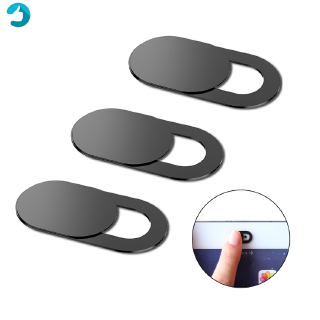 Set 6 nắp trượt đóng camera bằng nhựa cho điện thoại di động iPhone máy tính bảng iPad laptop PC