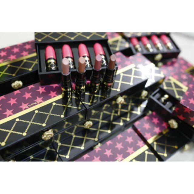 SET SON MAC NUTCRACKER SWEET NUDE LIPSTICK KIT