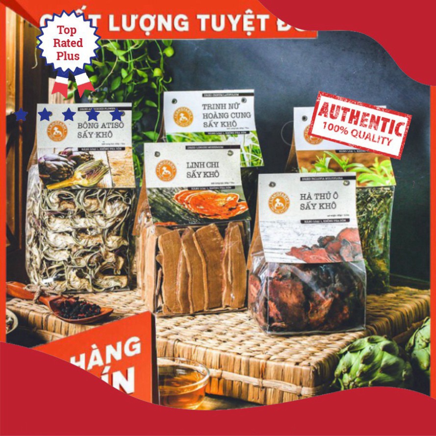 L'angfarm | Trinh nữ hoàng cung sấy khô, 225g, bịch chế biến từ nguyên liệu tự nhiên. Vệ sinh an toàn