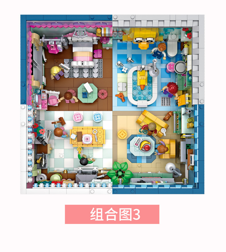 Mô Hình Khối Lắp Ráp Mini 1901 1902 1903 1904 Đồ Chơi Giáo Dục Cho Bé