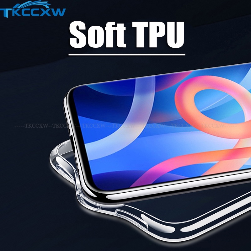 Ốp điện thoại TPU siêu mỏng trong suốt Xiaomi Civi Poco C31 Redmi 10 Prime 9 Activ Redmi Note 11 Pro Plus 10 Lite 10T