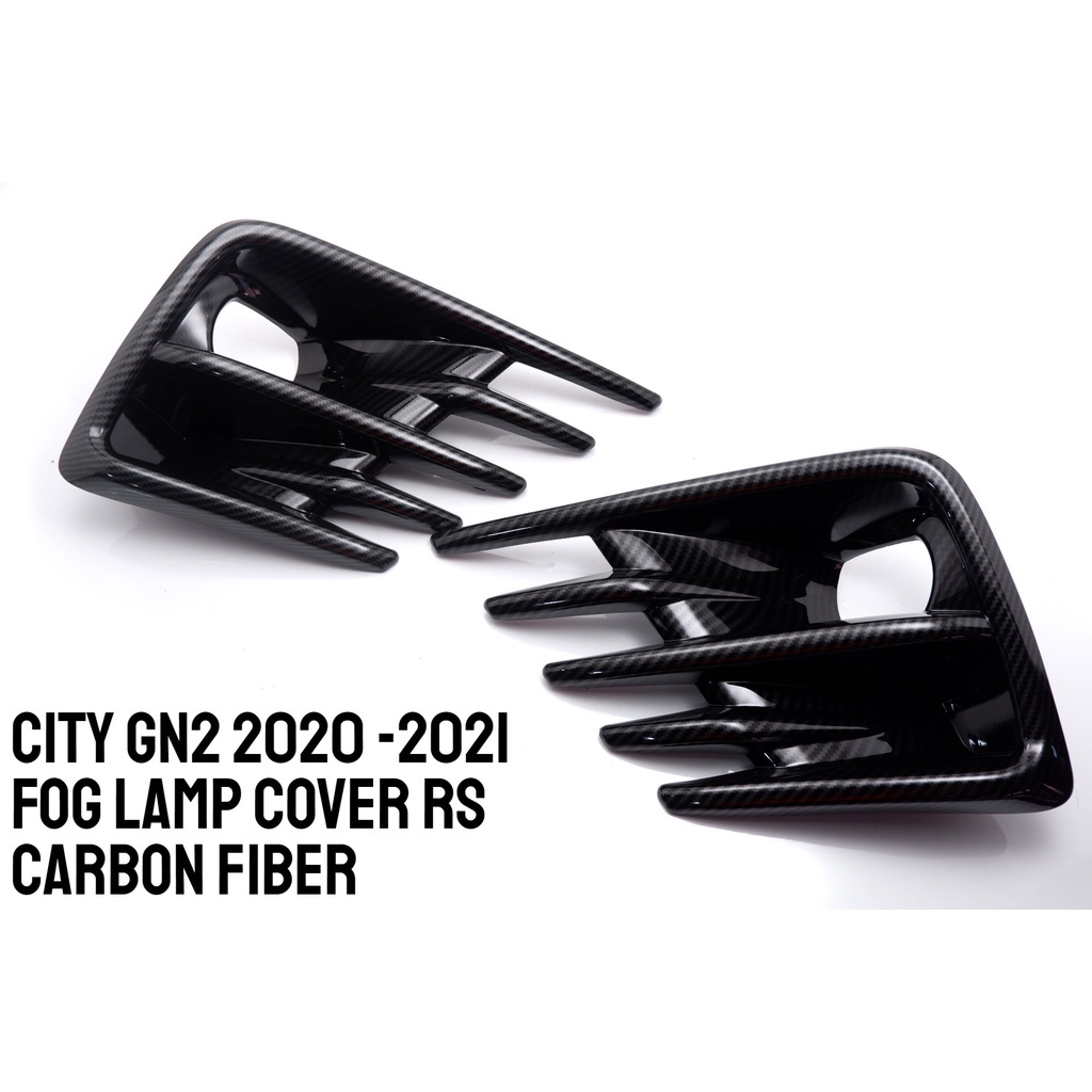 Ốp Đèn Sương Mù Bằng Sợi Carbon Cao Cấp Cho Honda City 2020-2021 GN2 RS