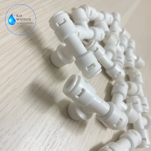 T Cân Nối Nhanh 3 Đầu Cho Máy Lọc Nước --- T Cân Ren 13 ra dây 6mm và ren 17 ra 10mm