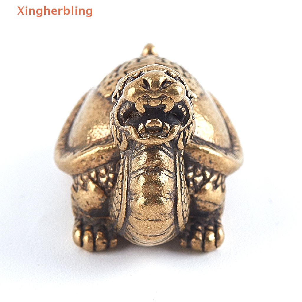 Mô Hình Đầu Rồng Rùa Bằng Đồng Thau Phong Cách Cổ Điển