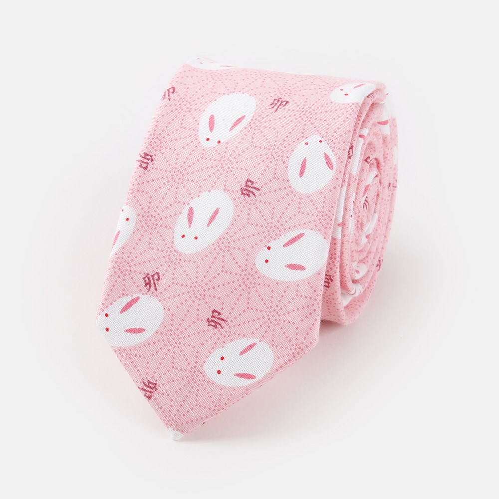 Cà Vạt Bản Hẹp 6CM In Họa Tiết Vịt Vàng Hoạt Hình Kiểu Hàn Quốc Dễ Thương Cho Học Sinh