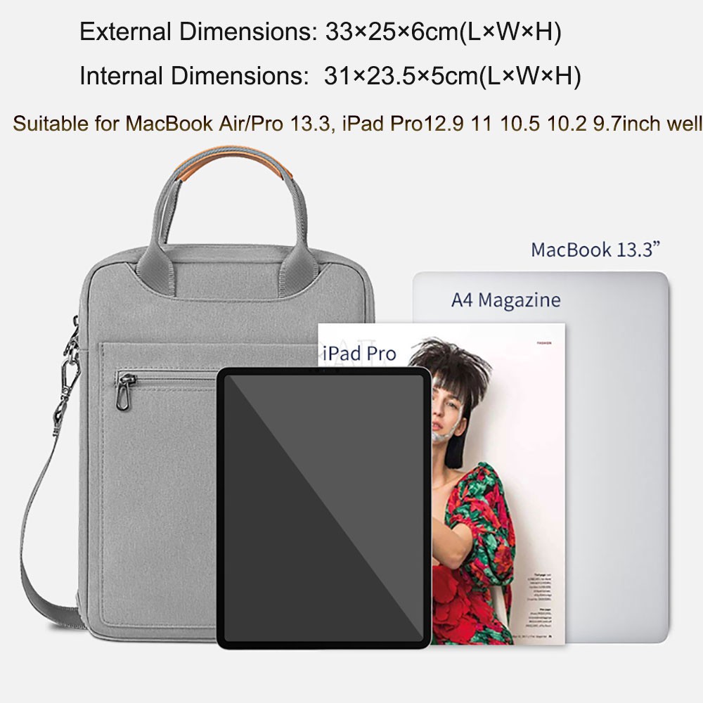 Túi đeo chéo đựng máy tính bảng chống sốc cho iPad 9.7 ipad Air 10.5 11 12.9 inch tiện dụng