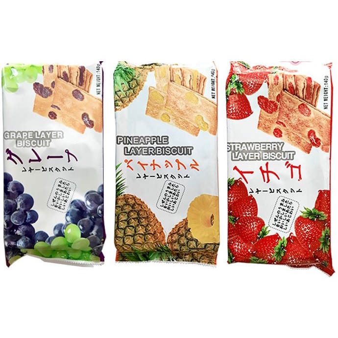 Bánh Quy Nhật Vị Thơm Pineapple Layer Biscuit