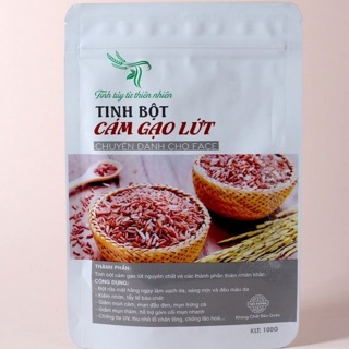 Tinh bột đắp mặt gạo lứt