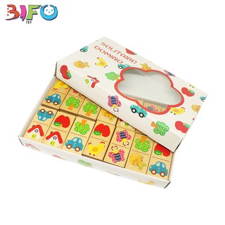 Domino gỗ 28 miếng so sánh đồ chơi