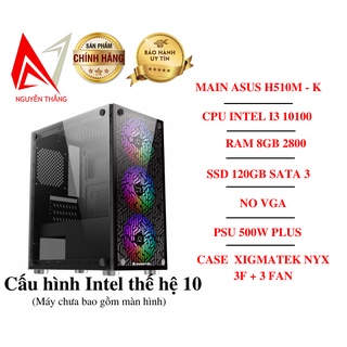 Mua Thùng PC I3 thế hệ 10 NEW ( I3 10100 - 8G - SSD 120G - PSU 500W)