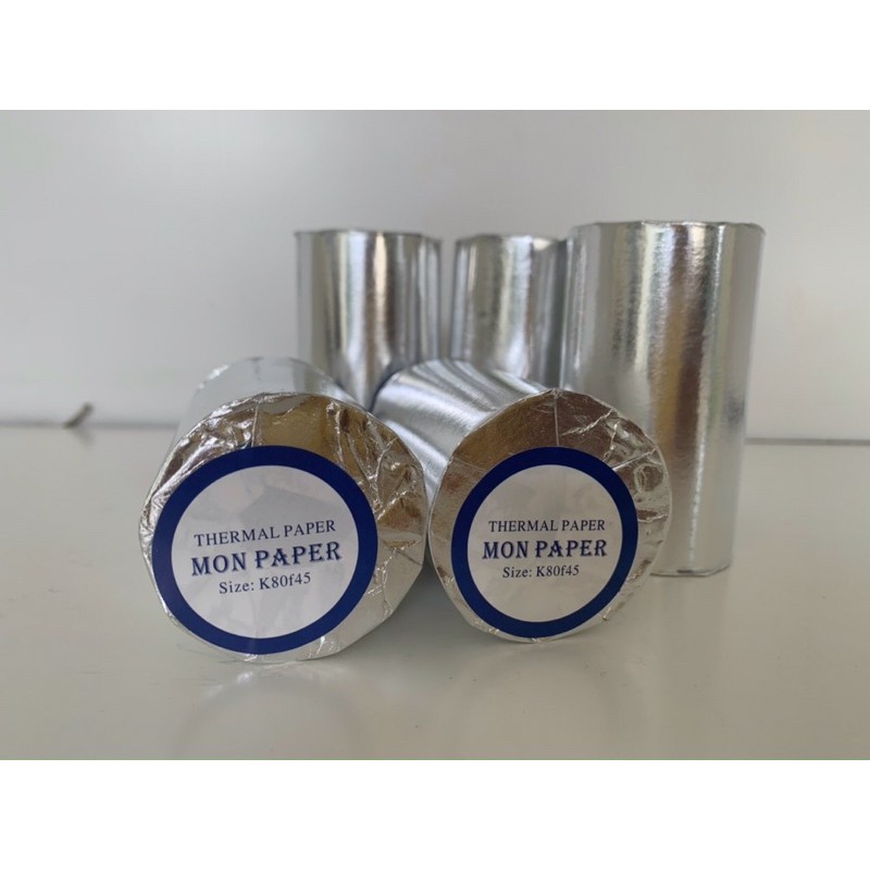 Giấy in hoá đơn chất lượng cao, Thùng 100 cuộn Giấy In Hoá Đơn Khổ K80 Phi 45 dùng cho siêu thị, nhà hàng, shop…