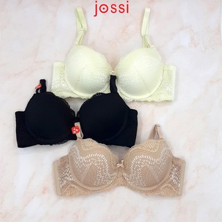 Áo ngực Zanose 1071 ren mút dày cúp xéo, mút lỗ, 3 móc