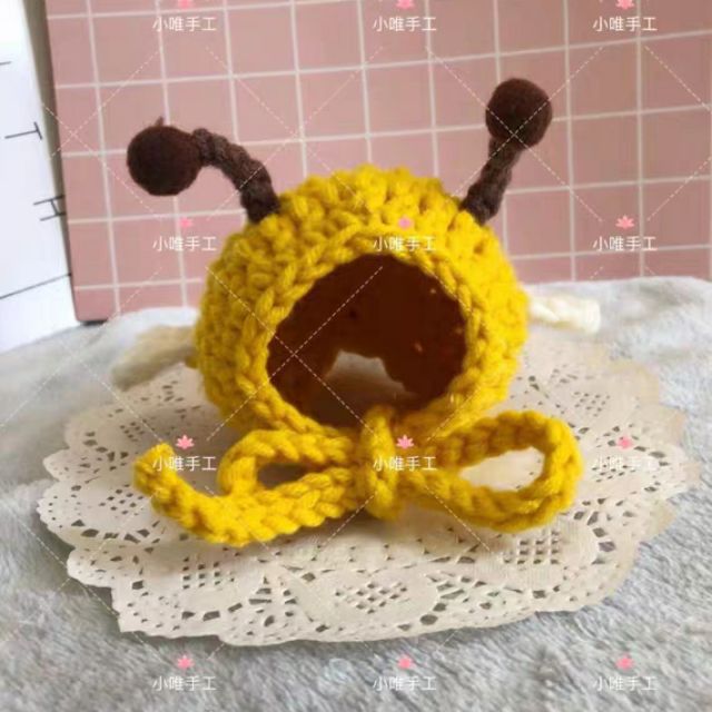 Mũ len cho thú cưng handmade