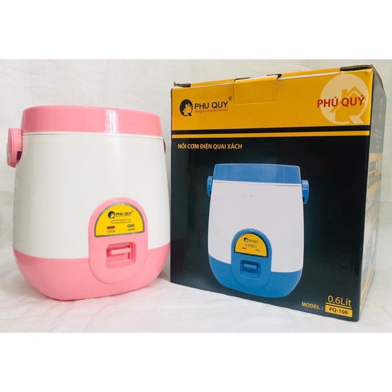 NỒI CƠM ĐIỆN QUAI XÁCH 0.6L nhỏ gọn tiện lợi