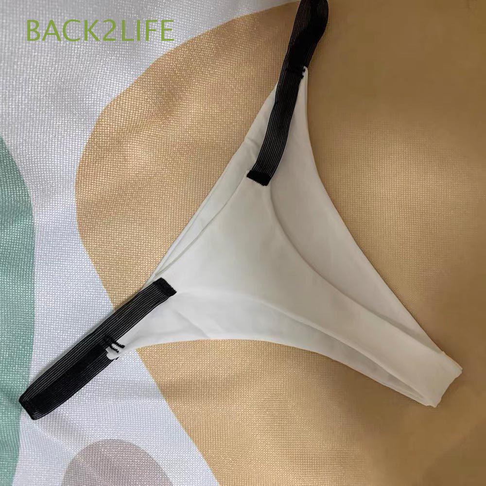 Set 2 Quần Lót Cotton Co Giãn Phong Cách Hàn Quốc Gợi Cảm Cho Nữ