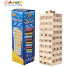 Set 54 khối gỗ xếp hình