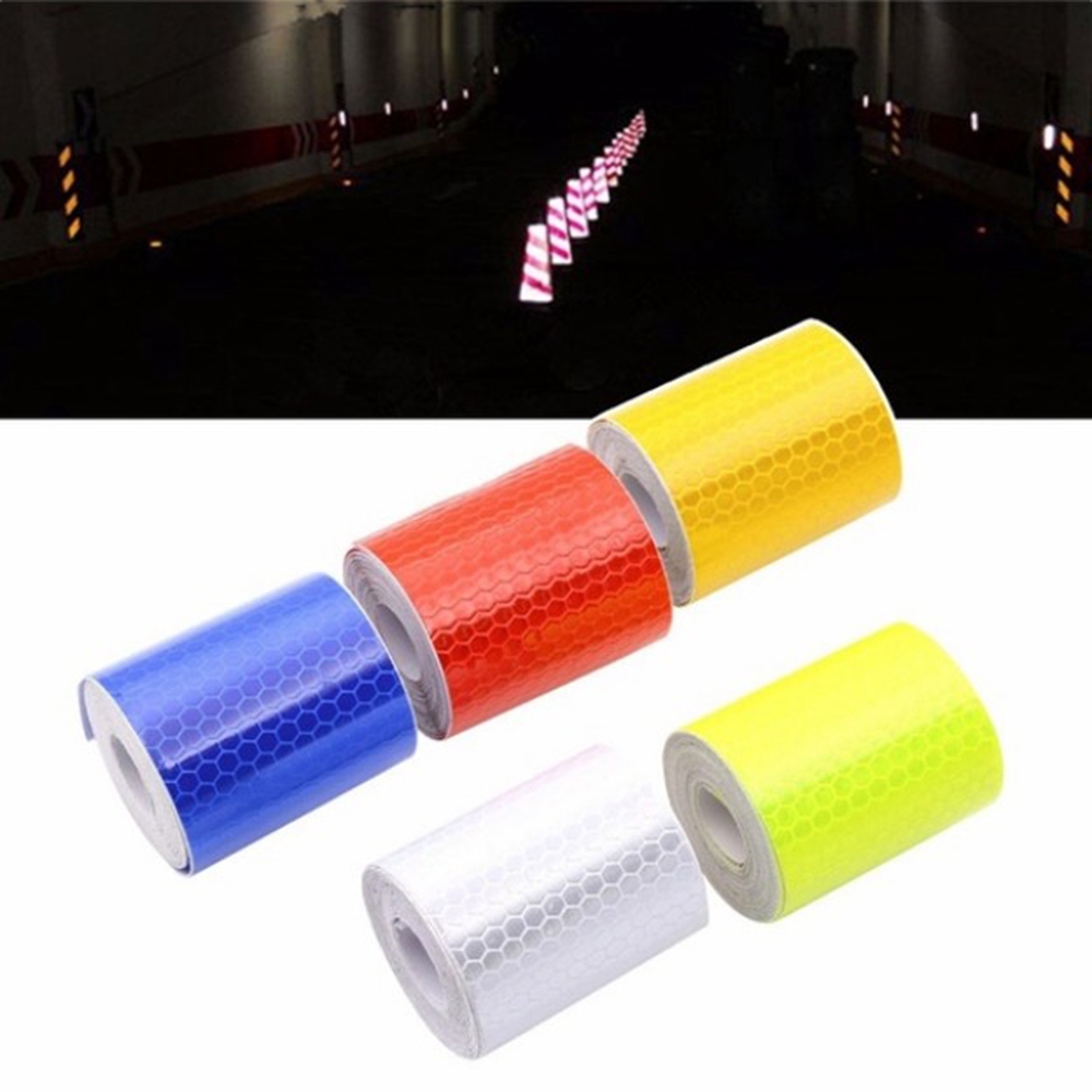 SIMPLE Auto Truck Conspicuity  Car Sticker Safe Warning Tape Reflective Strips